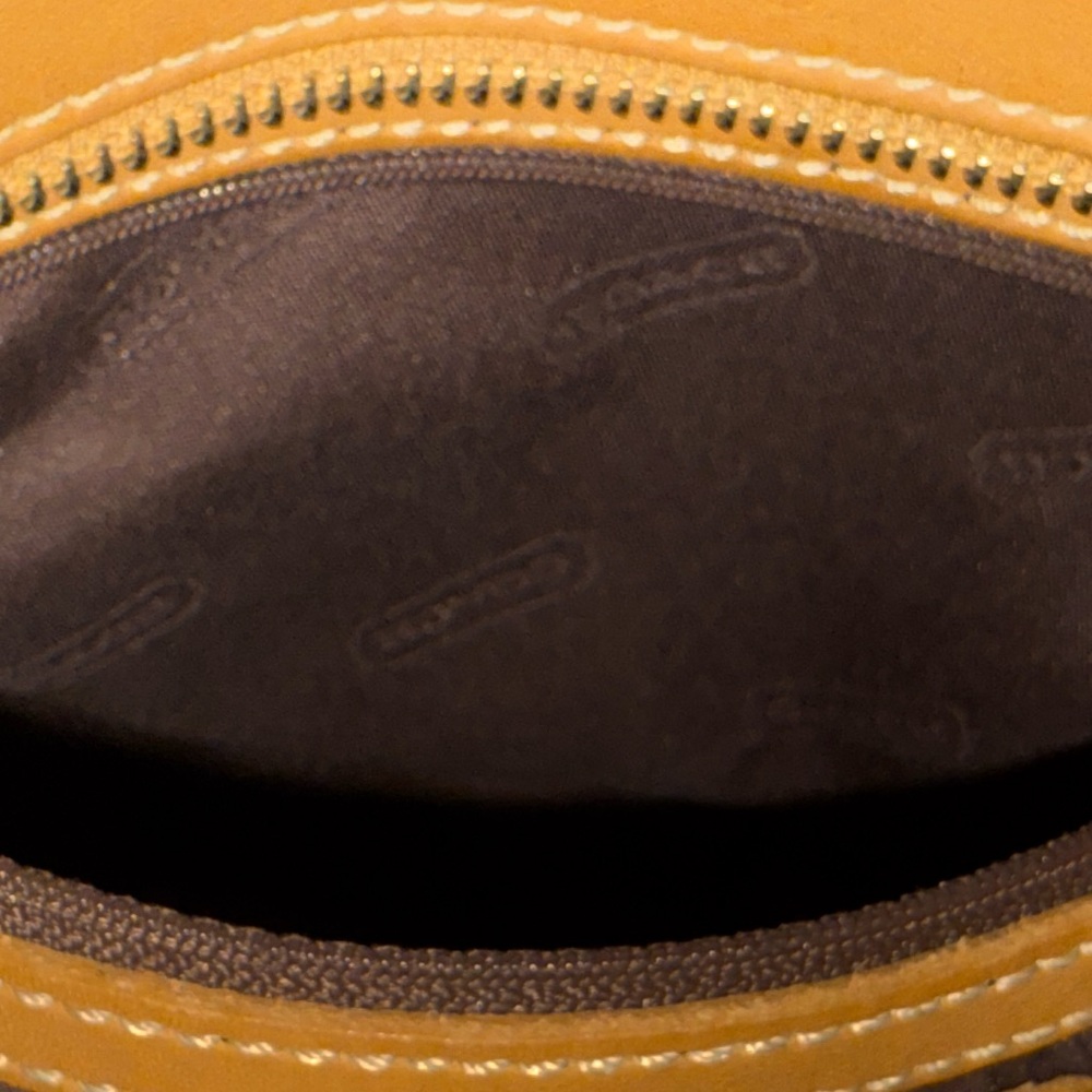 Coach Bleeker 6121 Tan and Brown Leather and Linen Tote EUC Made in the USA 🇺🇸🇺🇸 - Picture 15 of 17